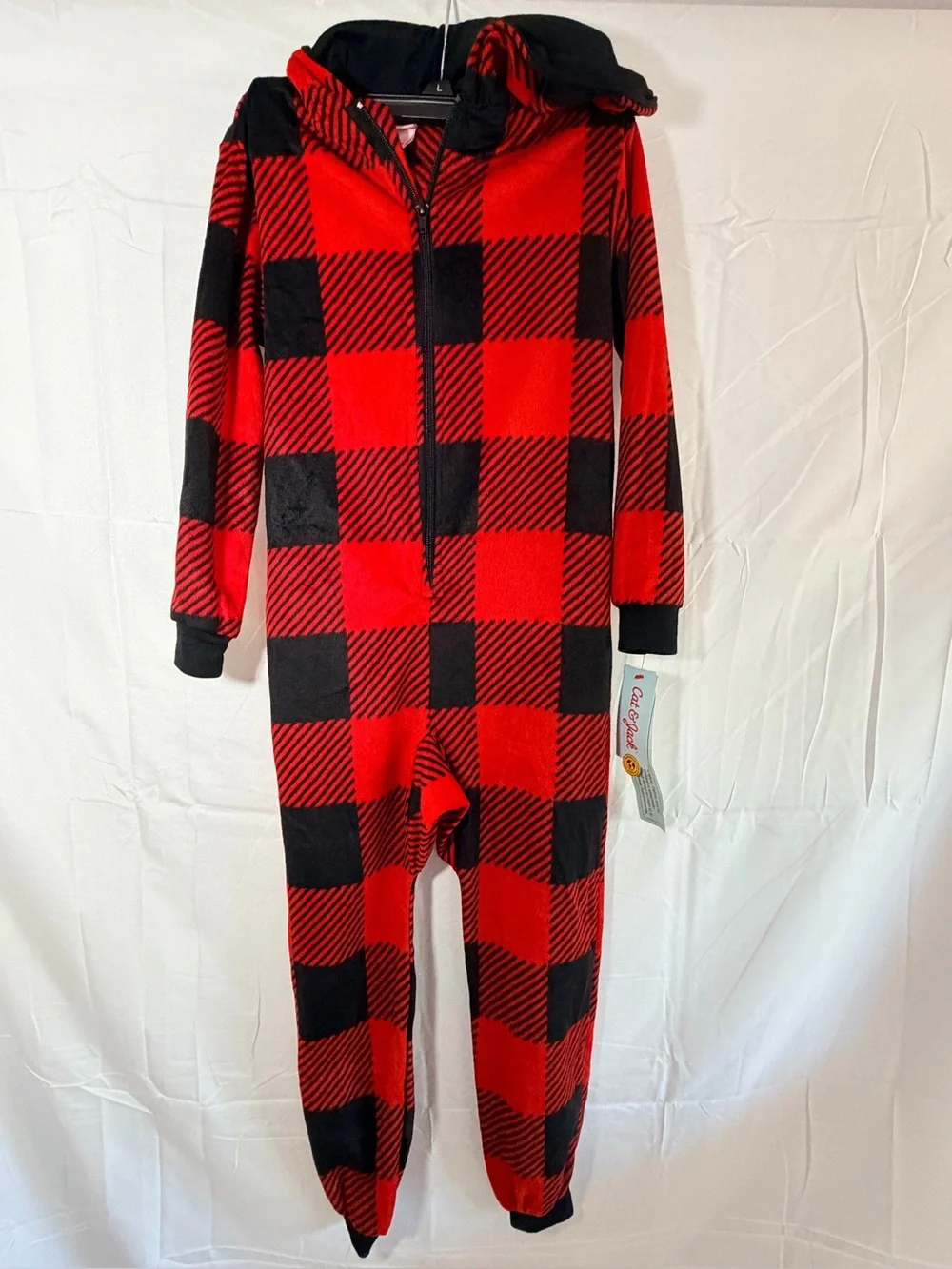 Cat & Jack Red and Black Buffalo Plaid Sleepwear